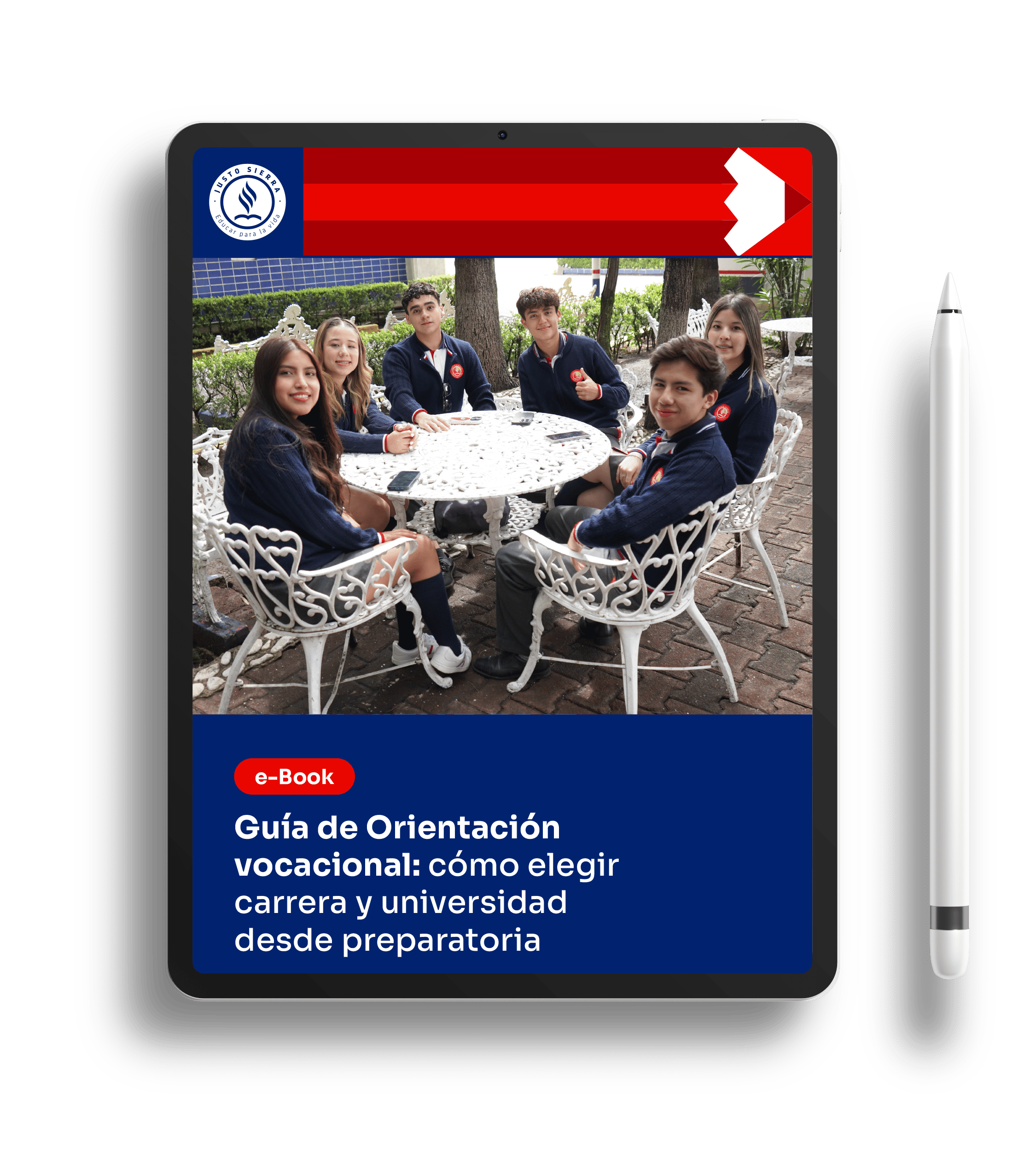 mockup tablet ebook orientacion vocac